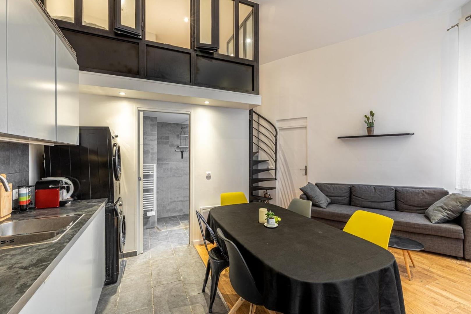 Ferienwohnung Guestready - Modern Duplex In Bourse - Sentier Paris Exterior foto